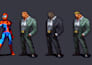 isometric pixel game art retro pixel art 2d game asset sprite sheet, environment